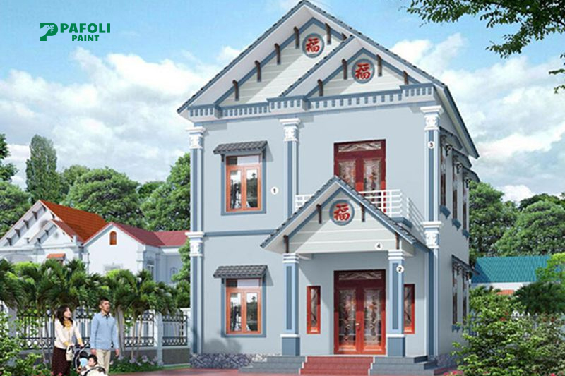 màu sơn ngoại thất đẹp