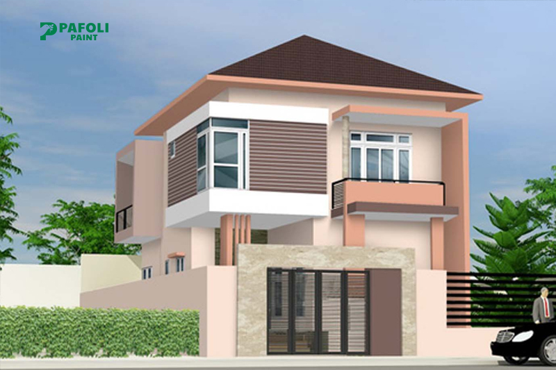 màu sơn ngoại thất đẹp