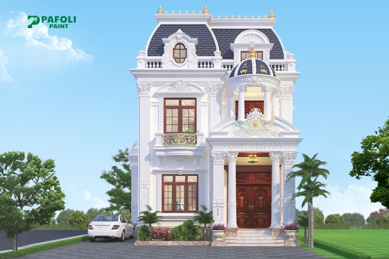 màu sơn ngoại thất đẹp