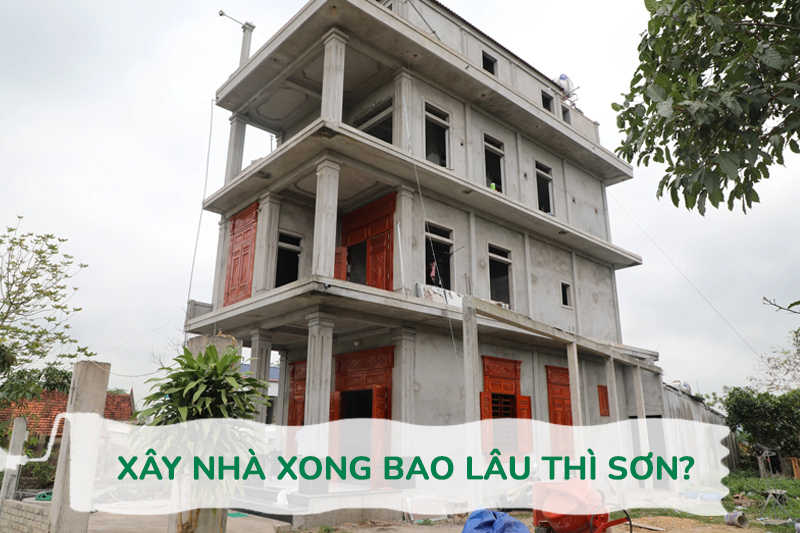 cách sơn tường nhà mới xây