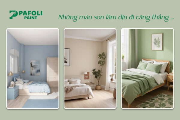 Màu sơn nào giúp giải tỏa căng thẳng trong phòng ngủ?